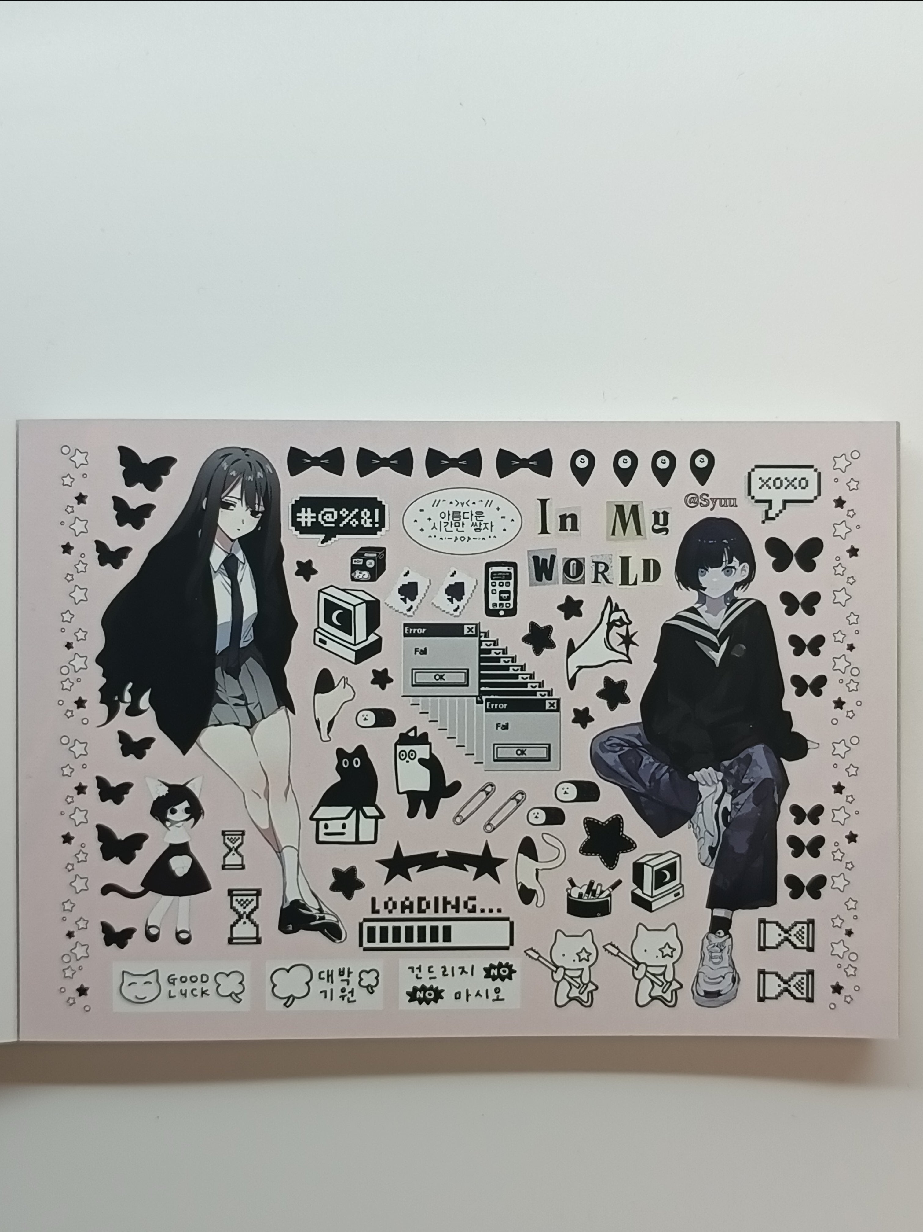 【Limited Edition】Deep Sea  Echoes Sticker Book Handmade Sticker Phone Case