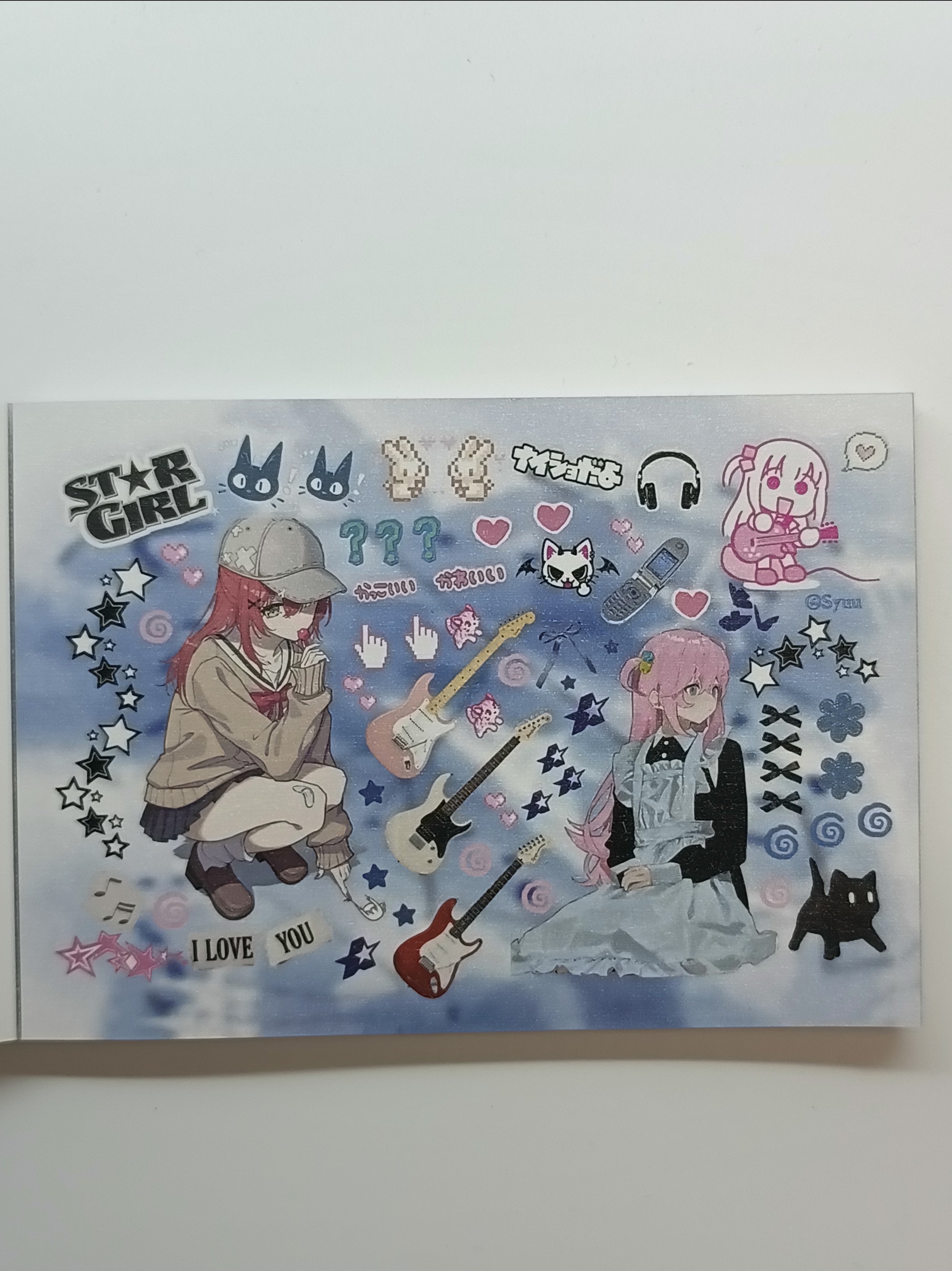 【Limited Edition】Deep Sea  Echoes Sticker Book Handmade Sticker Phone Case