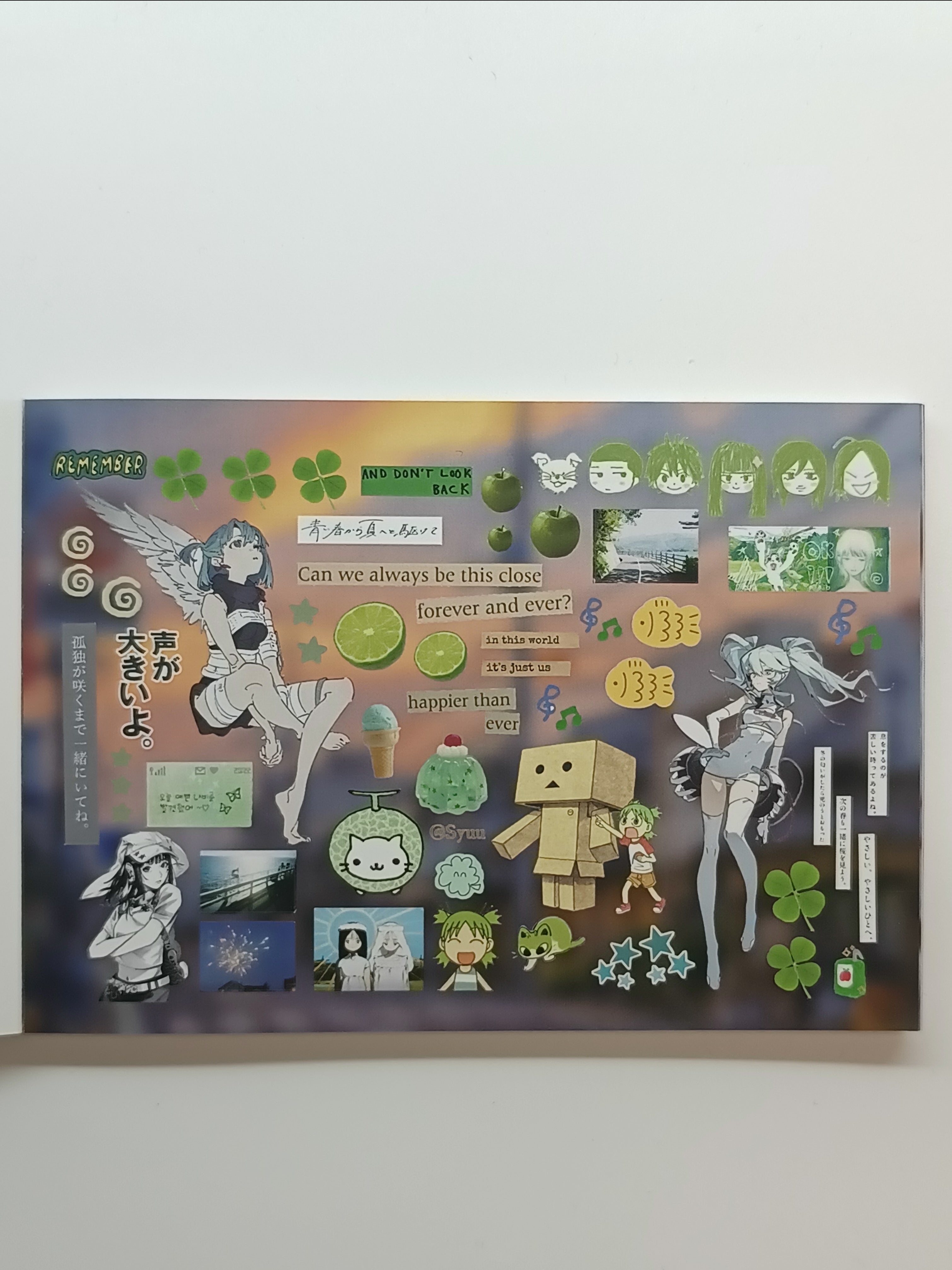 【Limited Edition】Deep Sea  Echoes Sticker Book Handmade Sticker Phone Case
