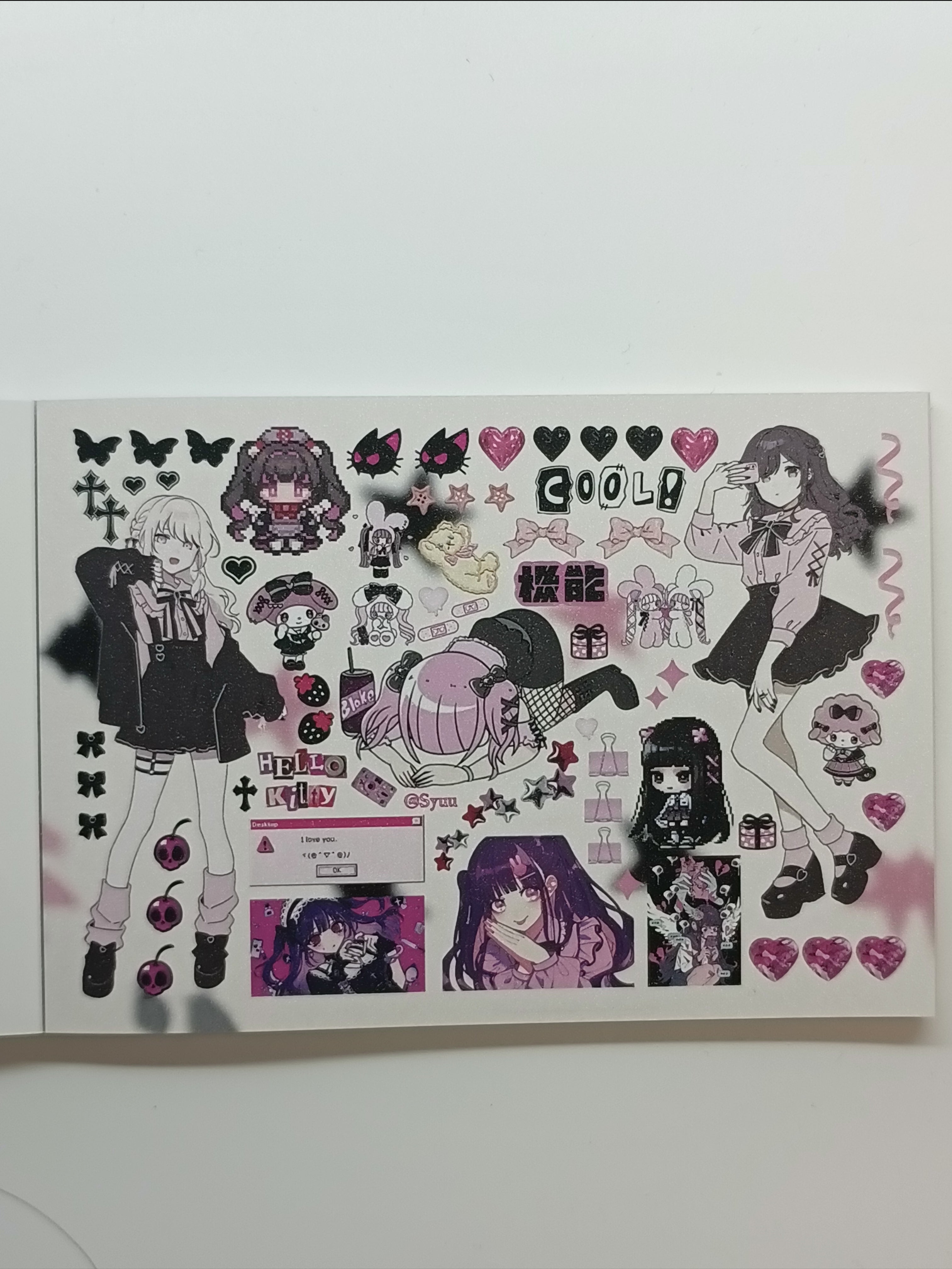 【Limited Edition】Deep Sea  Echoes Sticker Book Handmade Sticker Phone Case