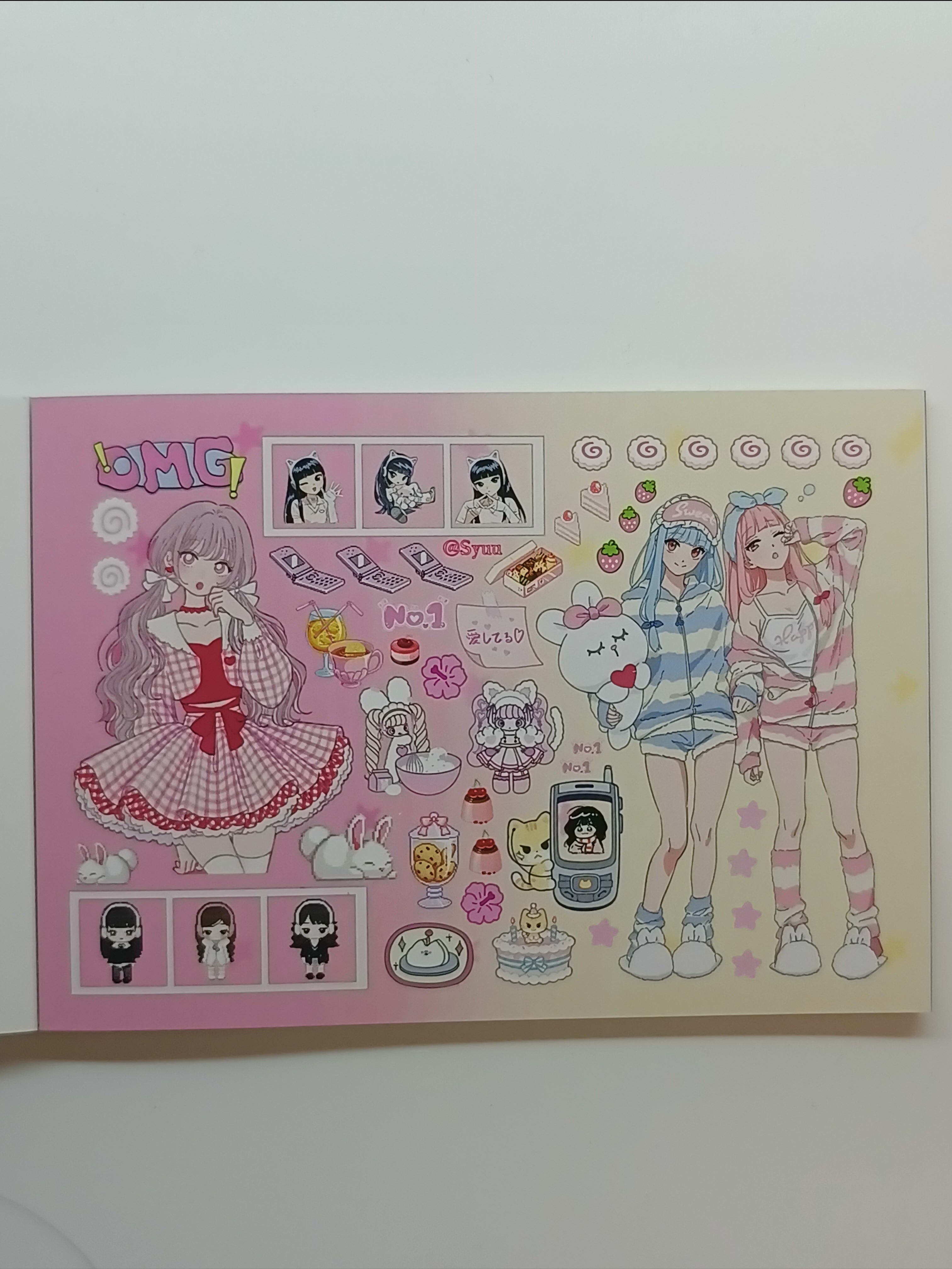 【Limited Edition】Deep Sea  Echoes Sticker Book Handmade Sticker Phone Case