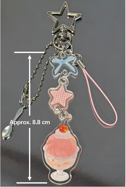 Charm|Acrylic Charm and acrylic clips for journal decoration