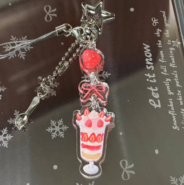 Journal|Strawberry Cream M5/A7 Binder – Winter Dessert Cute Journal Cover