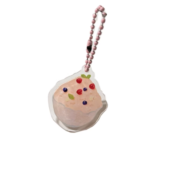 Charm|Acrylic Keychain Pendant - Cute and Versatile - Decorative Accessory for Girls' Bags, Notebooks, Phones, M5 Planners, with Ins Style