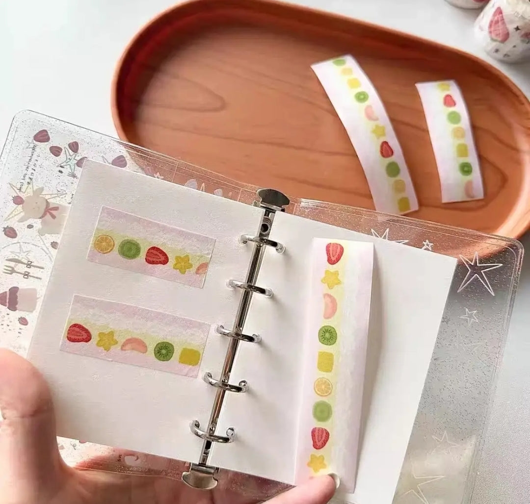 Aesthetic Strawberry Dopamine Sticker Collection | Kawaii Journal Stickers, Cute & Vibrant Planner Samples