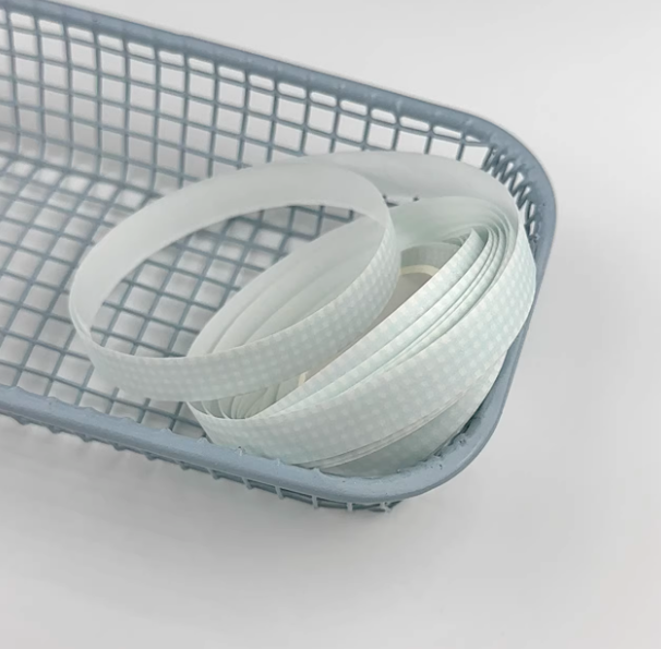 Washi Tape | Glitter Sand Stripe Washi Tape Checkered, Polka Dot & Star Pattern 1cm x 10m