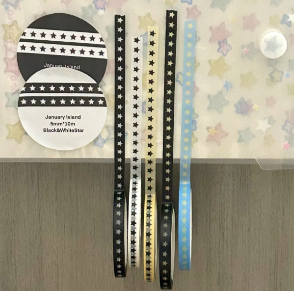 Tape Washi | Ultra-fine Star Washi Tape 5mm x 10m
