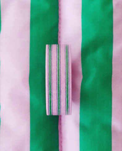 Korean Style Washi Tape Samples - Music Notes, Denim Stars, Tomato, Eyes & Pink Leopard Patterns, Cute Stationery for Journaling