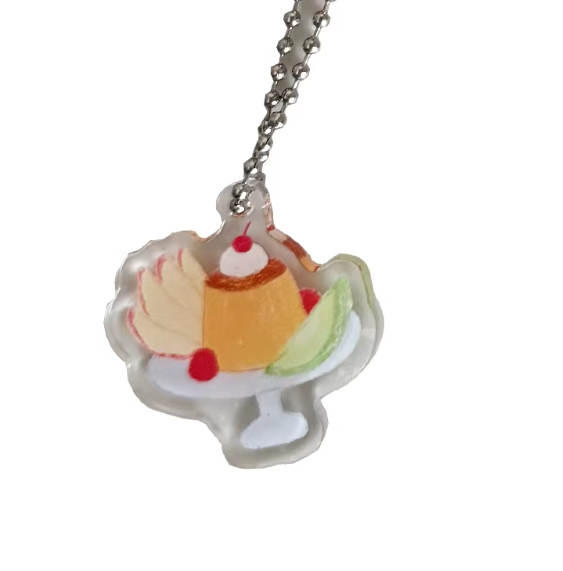 Charm|Acrylic Keychain Pendant - Cute and Versatile - Decorative Accessory for Girls' Bags, Notebooks, Phones, M5 Planners, with Ins Style