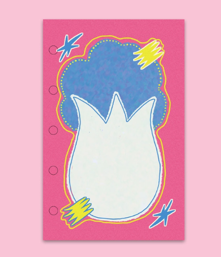 M5 5-Hole Planner Refills - Vibrant Fruit Pattern Replacement Pages for Notebooks