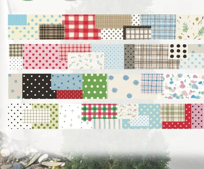 Assorted Washi Tape and Sticker Set for Planners/Scrapbooks | Mixed Journaling Supplies, Cute Stationery Collection