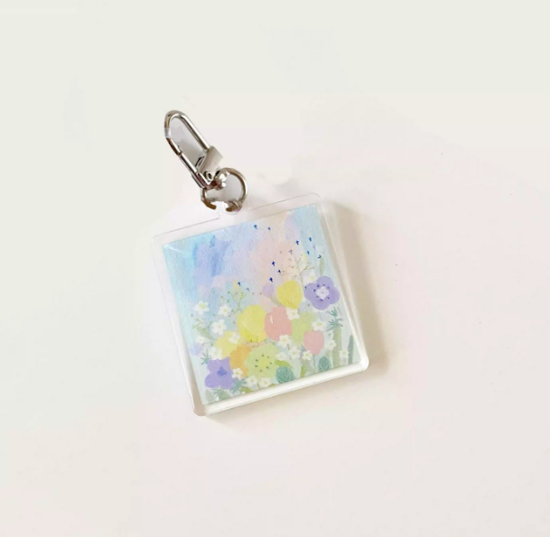 Charm|Acrylic Keychain Pendant - Cute and Versatile - Decorative Accessory for Girls' Bags, Notebooks, Phones, M5 Planners, with Ins Style
