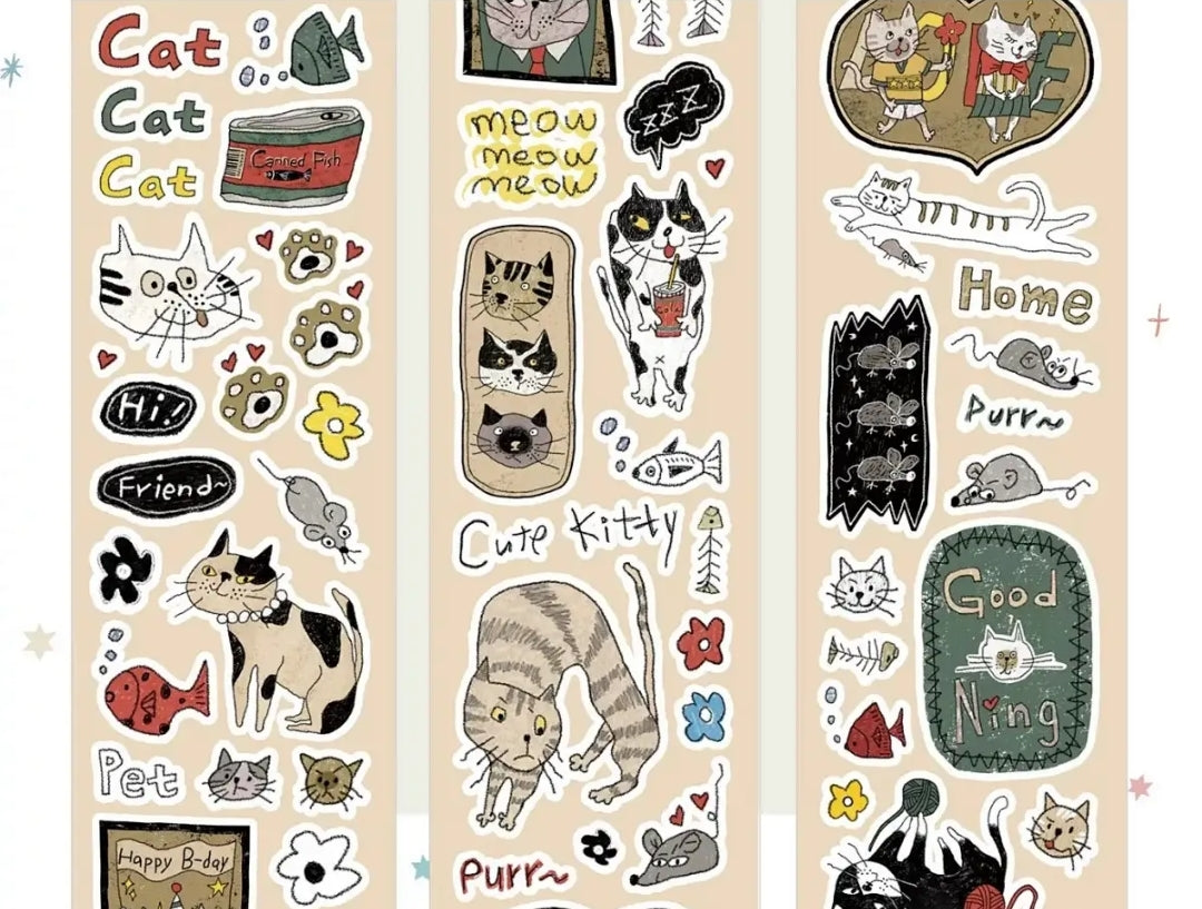 Forest Whispers & Daydreams - Washi Tape Sample Set | Berry Lamb, Romantic Puppy, Dream Diary | Cute Journal Supplies, Kawaii Stickers for Scrapbooking