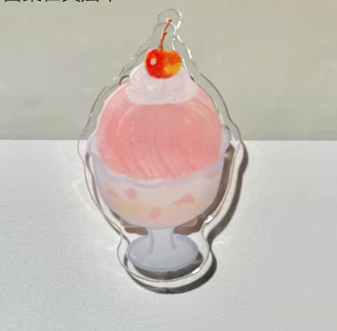 Charm|Acrylic Charm and acrylic clips for journal decoration