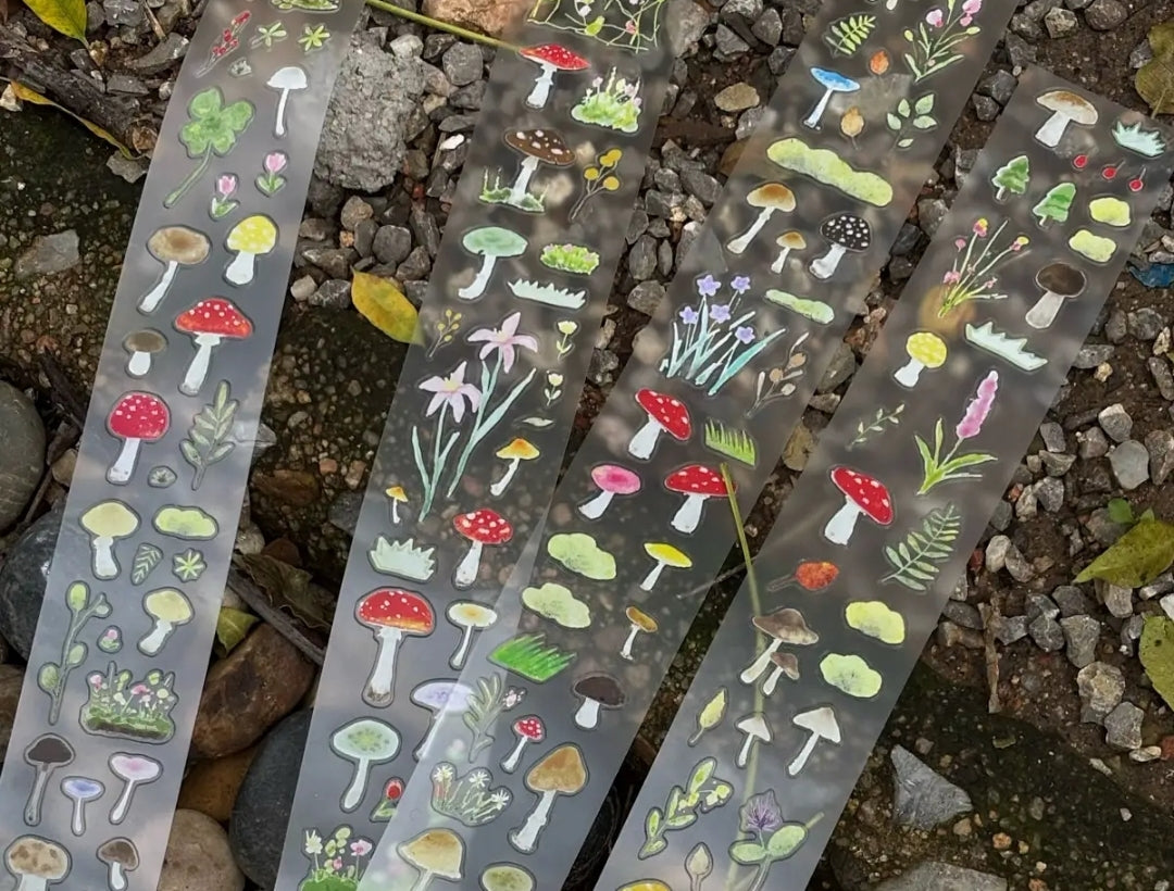 Assorted Washi Tape and Sticker Set for Planners/Scrapbooks | Mixed Journaling Supplies, Cute Stationery Collection