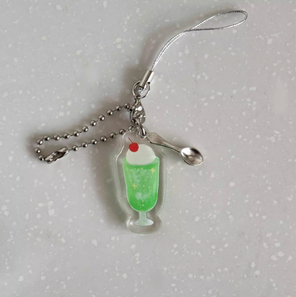 Charm|Acrylic Keychain Pendant - Cute and Versatile - Decorative Accessory for Girls' Bags, Notebooks, Phones, M5 Planners, with Ins Style