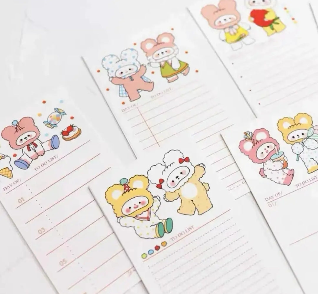 Pretty Memo Sheets Assortment | Cute Stationery for Notes, Journaling & Planning