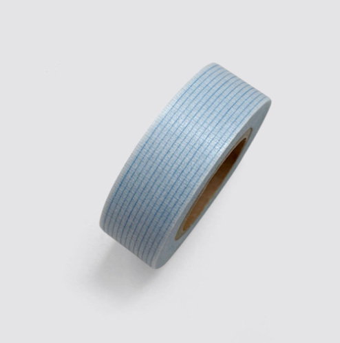 Korean Washi Tape Samples - Basic Grid & Line Patterns, Versatile Aesthetic Tape for Everyday Journaling