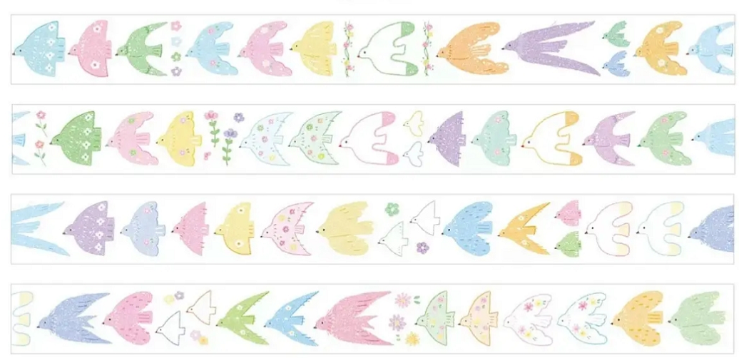 Clean Aesthetic Washi Tape Collection | Minimalist Sticker Rolls for Journaling, a Curated Set of Decorative Tapes