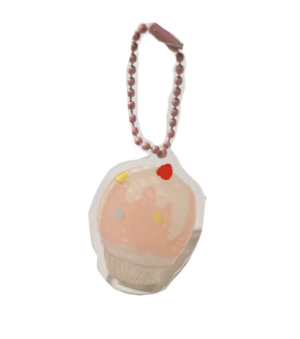 Charm|Acrylic Keychain Pendant - Cute and Versatile - Decorative Accessory for Girls' Bags, Notebooks, Phones, M5 Planners, with Ins Style